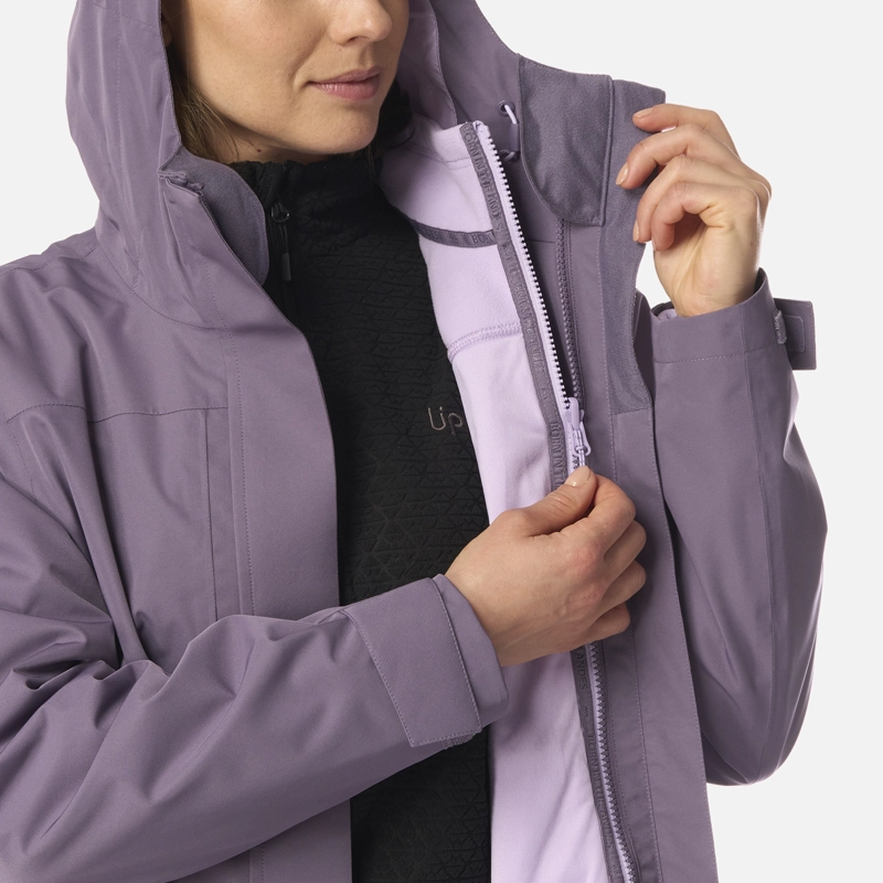 CHAQUETA MUJER TRES CRUCES FUSION-3 HOODY JACKET VIOLETA LIPPI I26 - 6