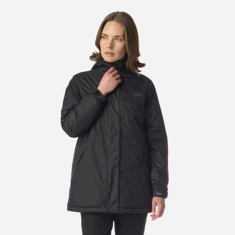 CHAQUETA MUJER GUNTHER B-DRY HOODY JACKET NEGRO LIPPI I26 - 1