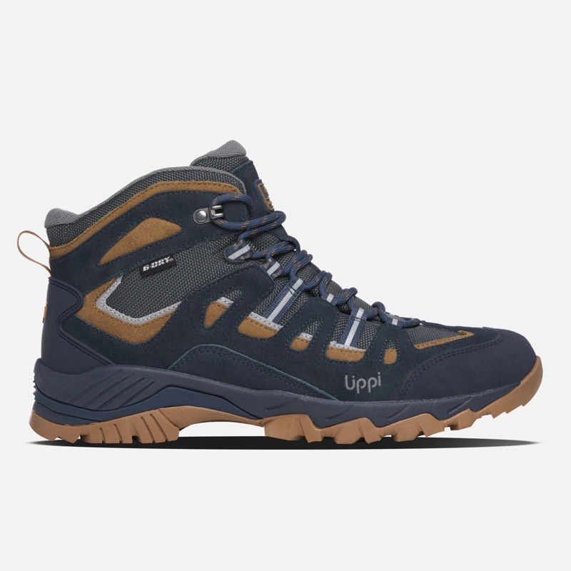 BOTIN HOMBRE PUELO CS HI AZUL / CAFE LIPPI I6 - 1