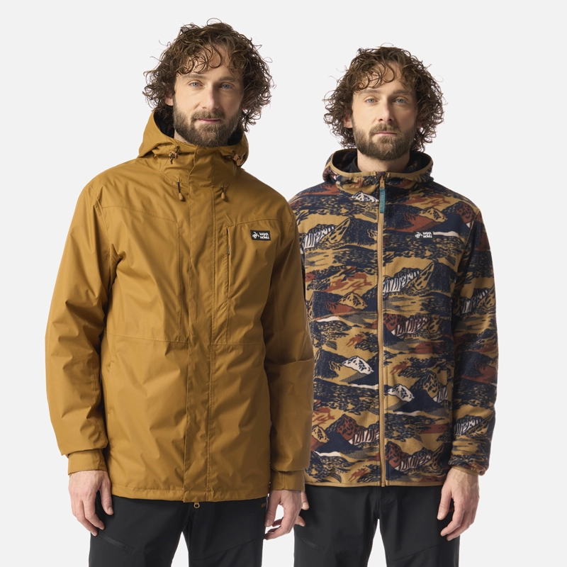 CHAQUETA HOMBRE CORTEZA MOSTAZA OSCURO HAKA HONU - 1