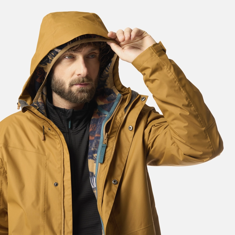 CHAQUETA HOMBRE CORTEZA MOSTAZA OSCURO HAKA HONU - 6