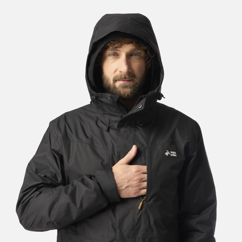 CHAQUETA HOMBRE CORTEZA NEGRO HAKA HONU - 4