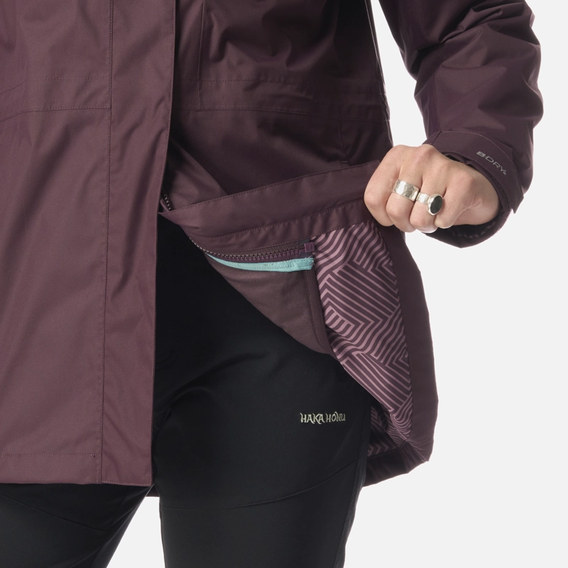 CHAQUETA MUJER CORTEZA BURDEO HAKA HONU - 6