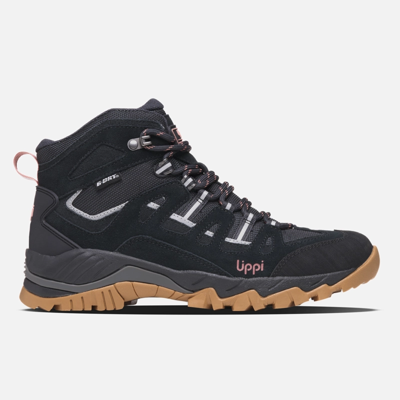 BOTIN MUJER PUELO CS HI NEGRO / CAFE LIPPI I6 - 1