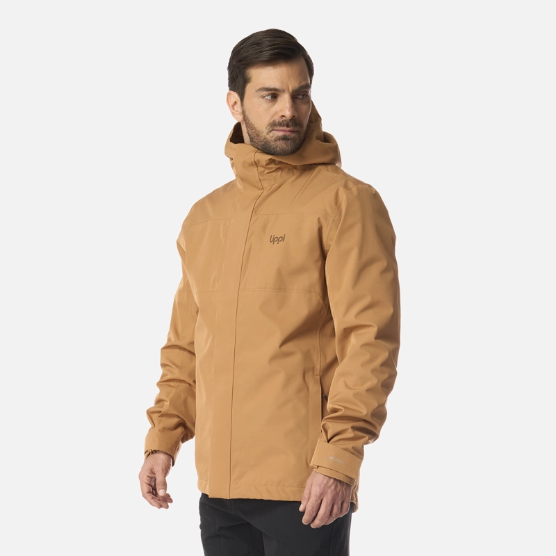 CHAQUETA HOMBRE TRES CRUCES FUSION-3 HOODY JACKET CAFE CLARO LIPPI I26 - 2