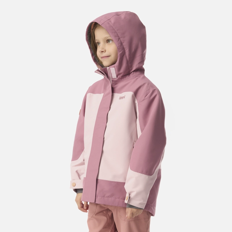 CHAQUETA NIÑA ANDES B-DRY HOODY JACKET ROSA CLARO LIPPI I26 - 2