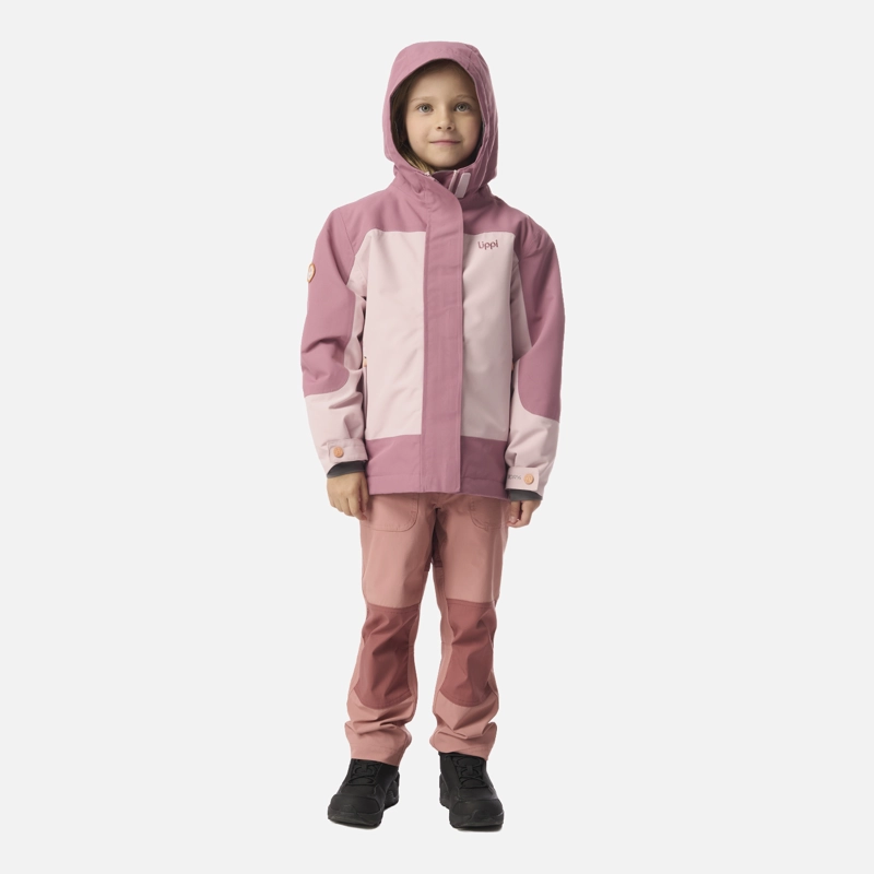 CHAQUETA NIÑA ANDES B-DRY HOODY JACKET ROSA CLARO LIPPI I26 - 7