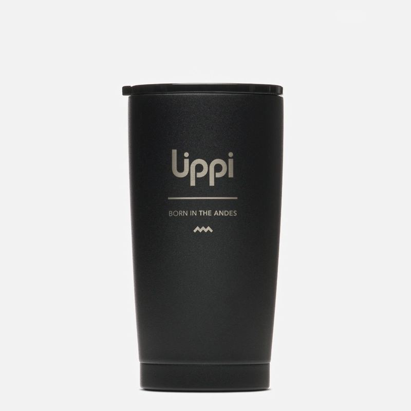 BOTELLA LIGHT STEEL TUMBLER 600 ML NEGRO  LIPPI I26 - 1