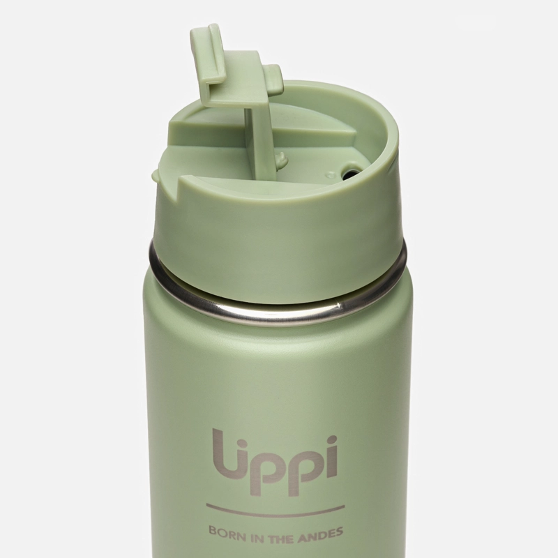 BOTELLA LIGHT STEEL HOT TOP BOTTLE 550 ML JADE OSCURO LIPPI I26 - 3
