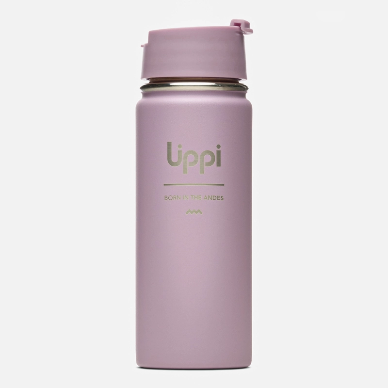 BOTELLA LIGHT STEEL HOT TOP BOTTLE 550 ML ROSA OSCURO LIPPI I26 - 1