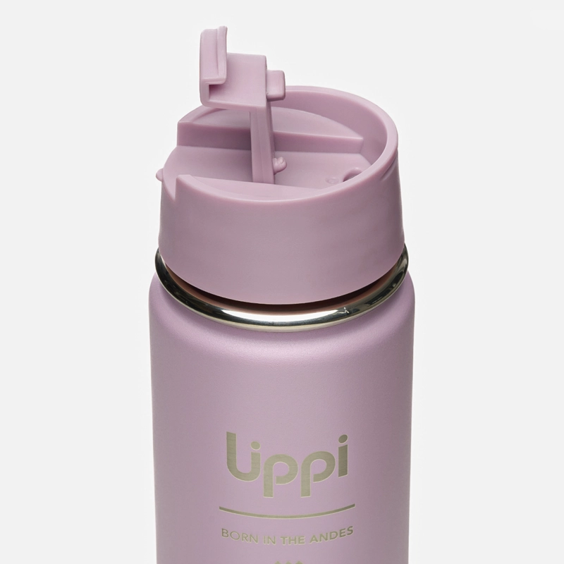 BOTELLA LIGHT STEEL HOT TOP BOTTLE 550 ML ROSA OSCURO LIPPI I26 - 3