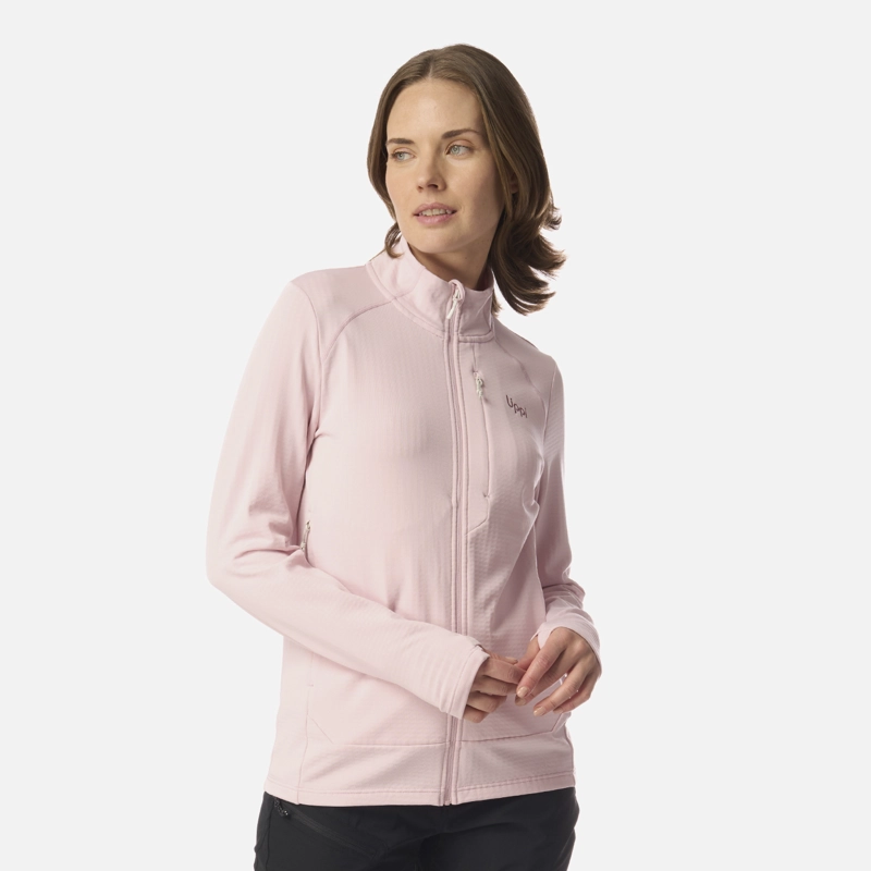 POLERON MUJER VIEDMA 1000 NANO-F FULL ZIP ROSA CLARO LIPPI - 1