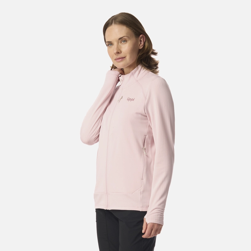 POLERON MUJER VIEDMA 1000 NANO-F FULL ZIP ROSA CLARO LIPPI - 2