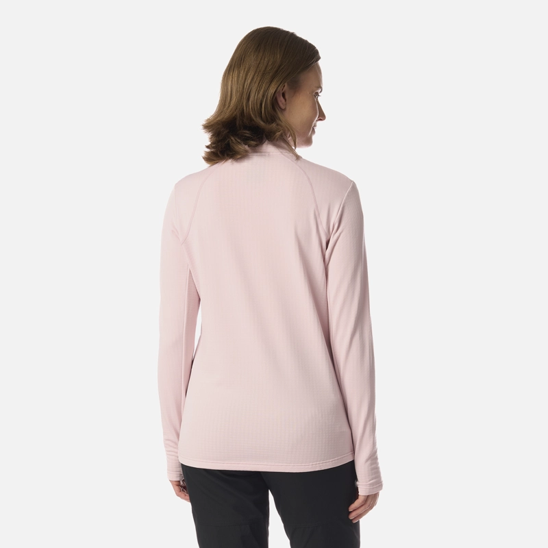 POLERON MUJER VIEDMA 1000 NANO-F FULL ZIP ROSA CLARO LIPPI - 3