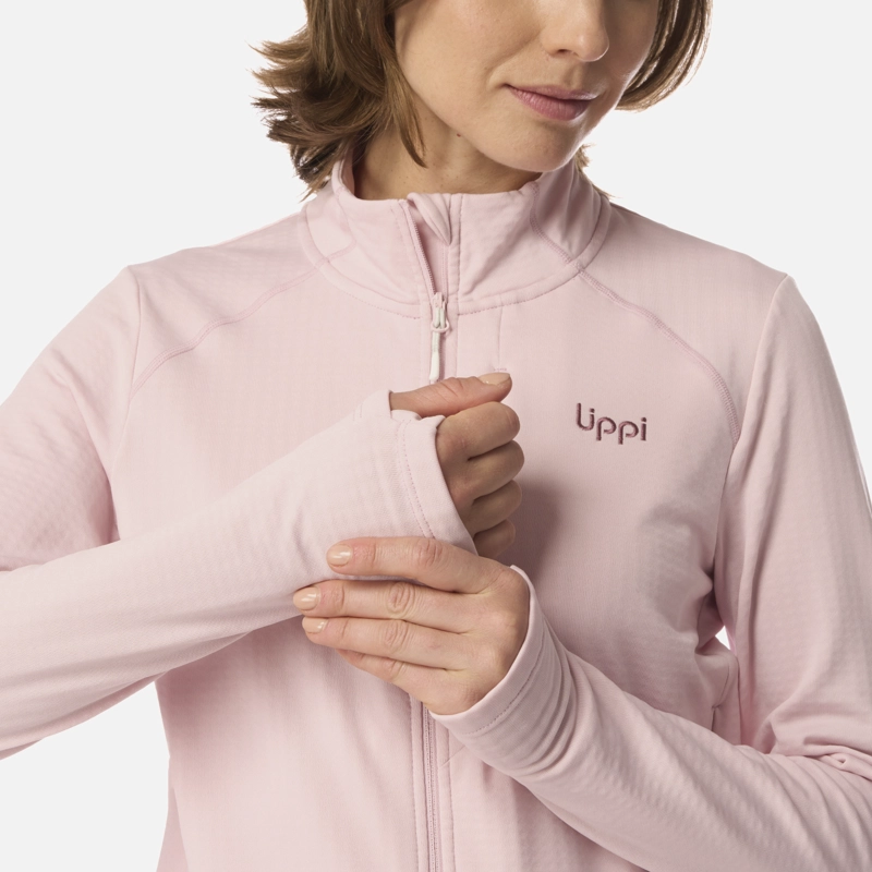 POLERON MUJER VIEDMA 1000 NANO-F FULL ZIP ROSA CLARO LIPPI - 5