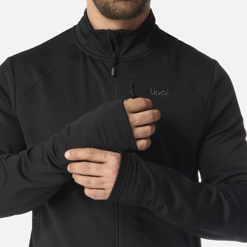 POLERON HOMBRE VIEDMA 1000 NANO-F FULL ZIP NEGRO LIPPI - 5
