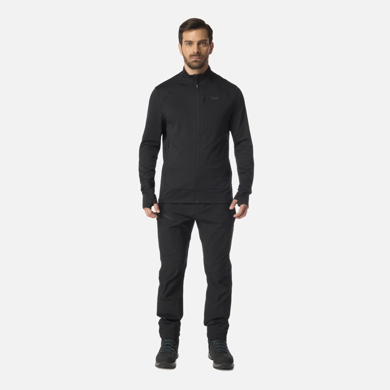 POLERON HOMBRE VIEDMA 1000 NANO-F FULL ZIP NEGRO LIPPI - 7