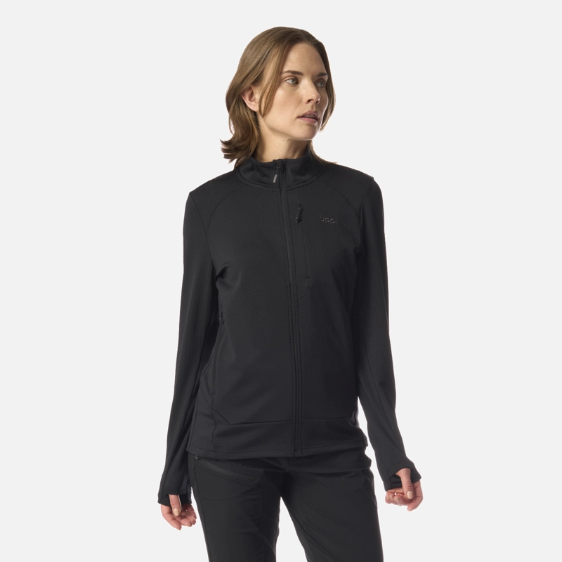 POLERON MUJER VIEDMA 1000 NANO-F FULL ZIP NEGRO LIPPI - 1