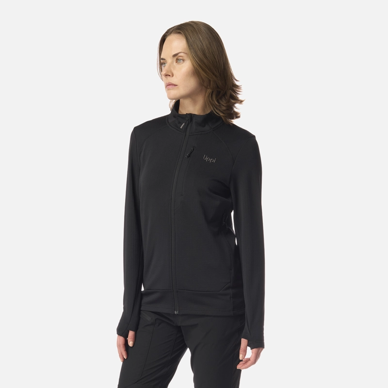 POLERON MUJER VIEDMA 1000 NANO-F FULL ZIP NEGRO LIPPI - 2