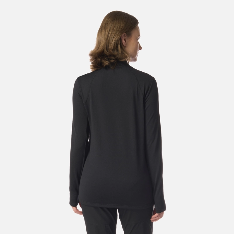 POLERON MUJER VIEDMA 1000 NANO-F FULL ZIP NEGRO LIPPI - 3