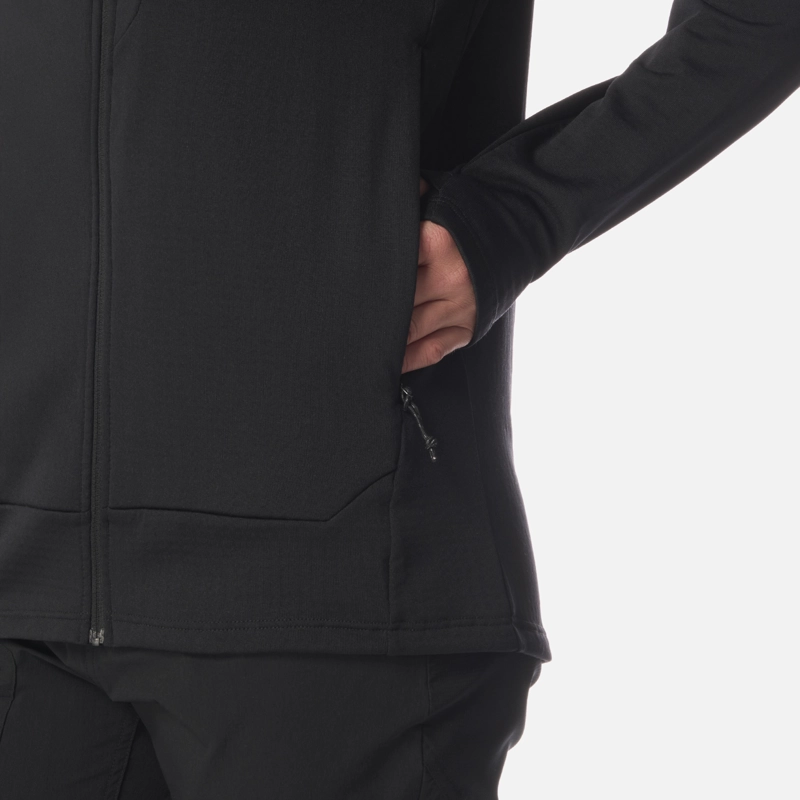 POLERON MUJER VIEDMA 1000 NANO-F FULL ZIP NEGRO LIPPI - 6