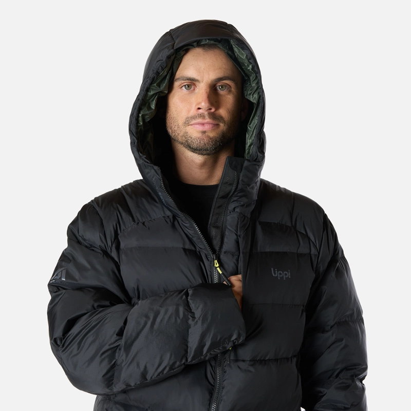 CHAQUETA HOMBRE ROKKO DOWN HOODY JACKET NEGRO LIPPI I26 - 4