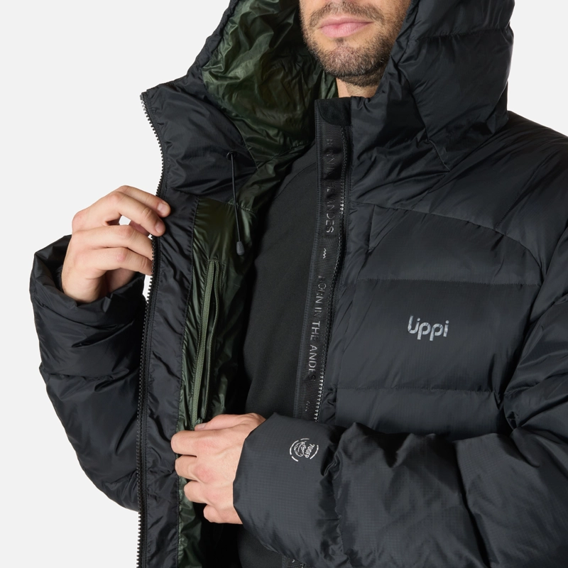 CHAQUETA HOMBRE ROKKO DOWN HOODY JACKET NEGRO LIPPI I26 - 9