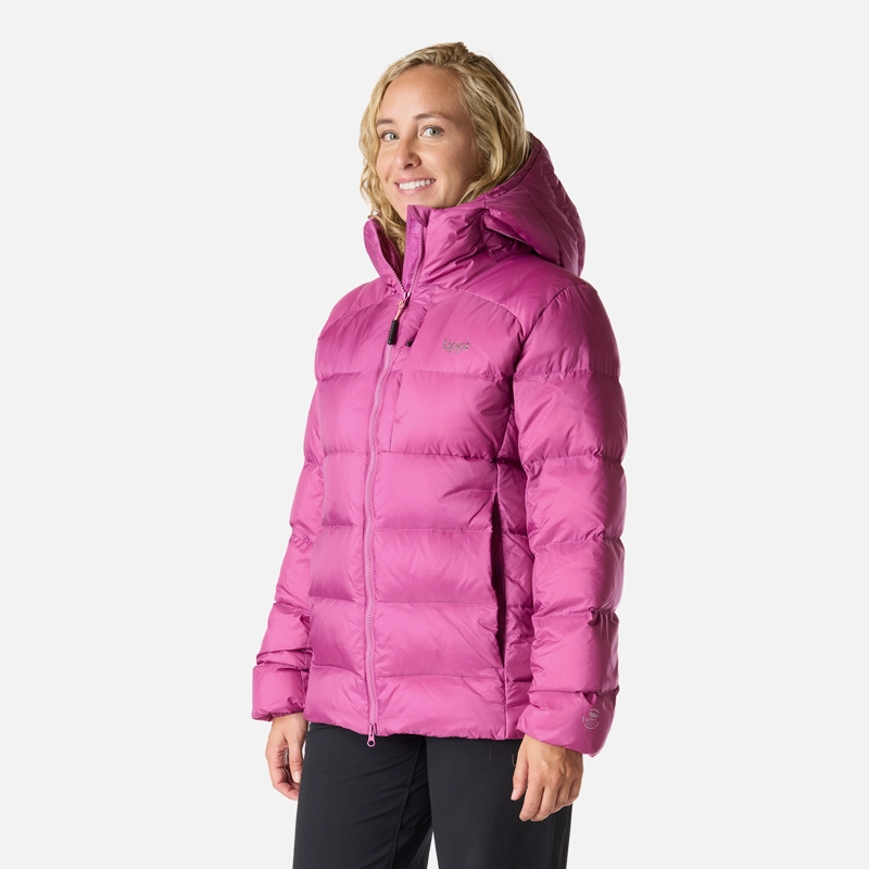 CHAQUETA MUJER ROKKO DOWN HOODY JACKET PURPURA LIPPI - 2