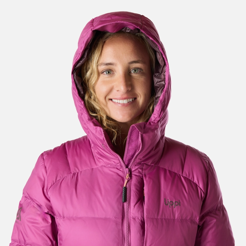 CHAQUETA MUJER ROKKO DOWN HOODY JACKET PURPURA LIPPI - 4