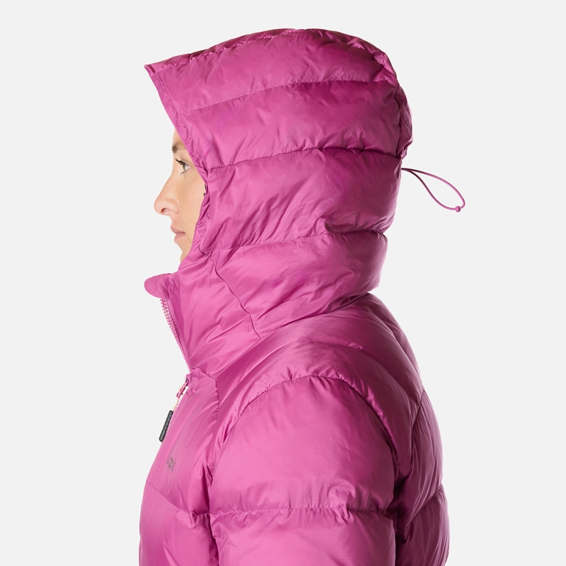 CHAQUETA MUJER ROKKO DOWN HOODY JACKET PURPURA LIPPI - 5