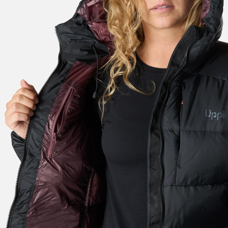 CHAQUETA MUJER ROKKO DOWN HOODY JACKET NEGRO LIPPI - 9