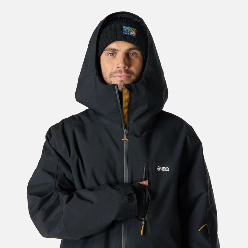 CHAQUETA HOMBRE YETI NEGRO HAKA HONU - 4