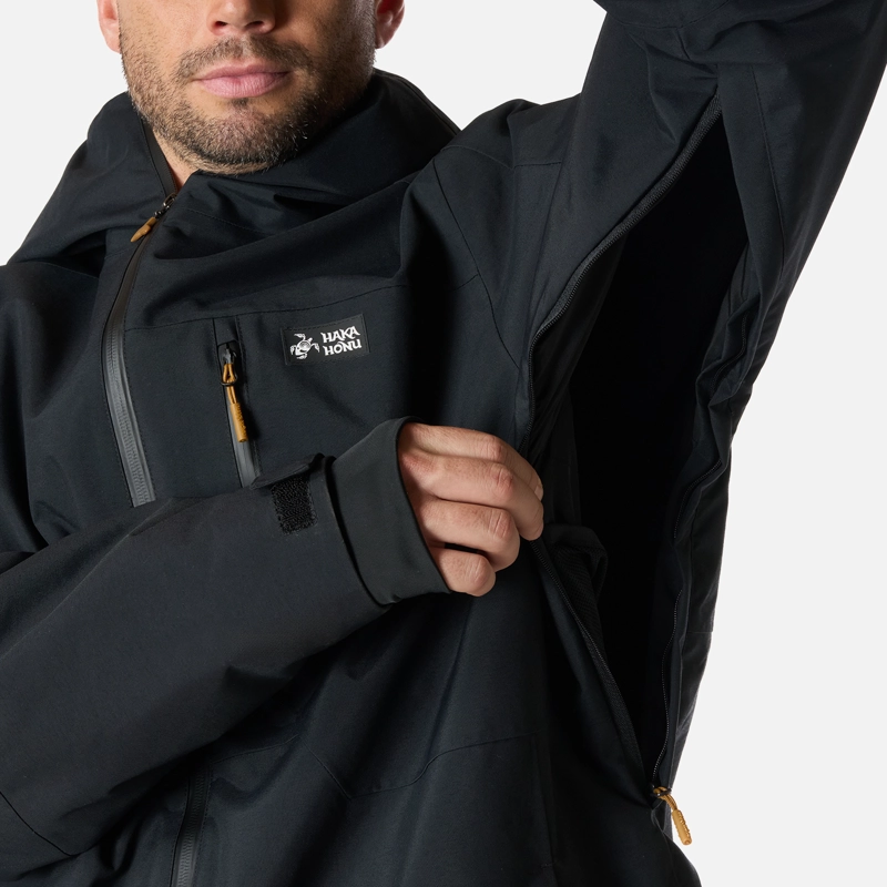 CHAQUETA HOMBRE YETI NEGRO HAKA HONU - 6