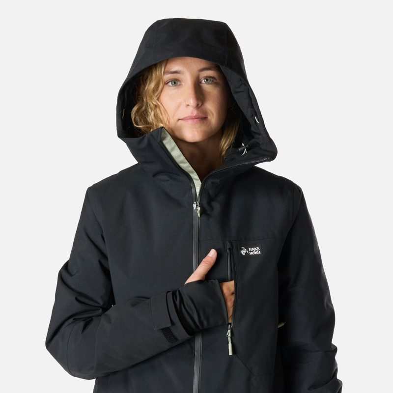 CHAQUETA MUJER YETI NEGRO HAKA HONU I26 - 4