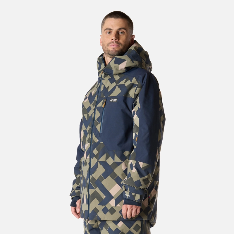CHAQUETA HOMBRE YETI PRINT VERDE OLIVA HAKA HONU - 2