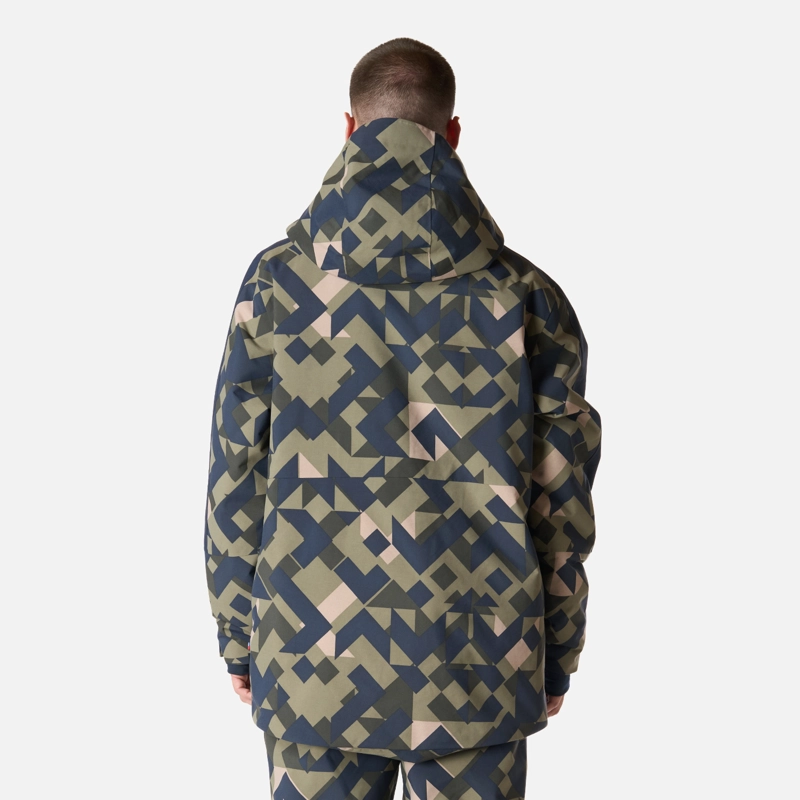 CHAQUETA HOMBRE YETI PRINT VERDE OLIVA HAKA HONU - 3