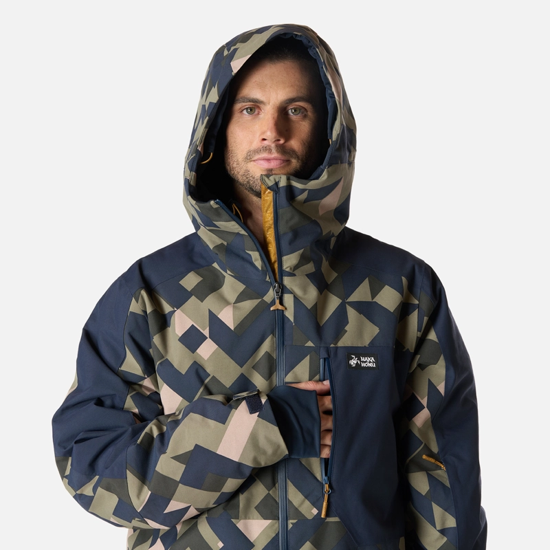CHAQUETA HOMBRE YETI PRINT VERDE OLIVA HAKA HONU - 4