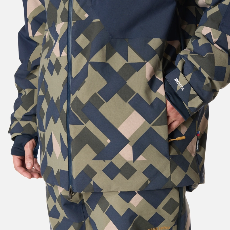 CHAQUETA HOMBRE YETI PRINT VERDE OLIVA HAKA HONU - 8