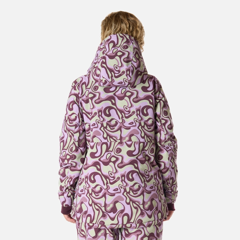 CHAQUETA MUJER YETI PRINT MALVA HAKA HONU I26 - 3
