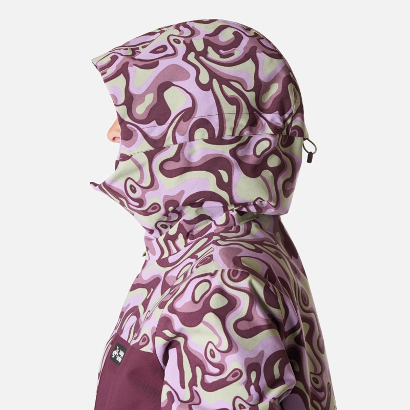 CHAQUETA MUJER YETI PRINT MALVA HAKA HONU I26 - 5