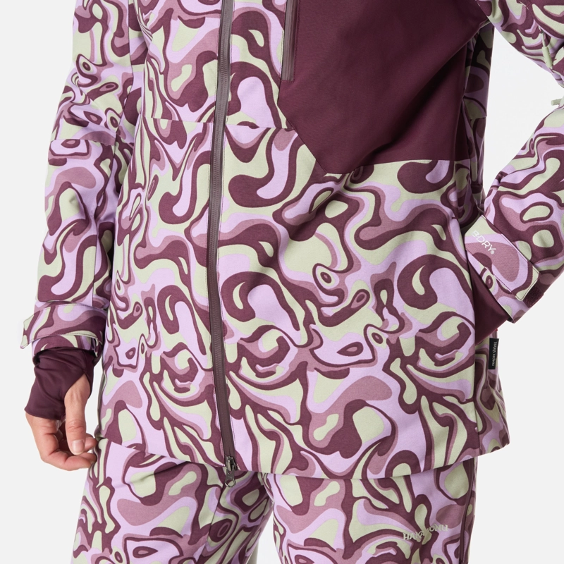 CHAQUETA MUJER YETI PRINT MALVA HAKA HONU I26 - 8