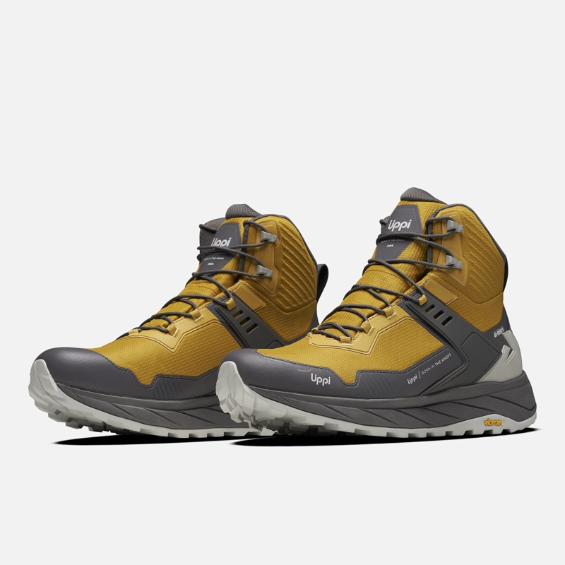 ZAPATILLA HOMBRE ATLAS MID MOSTAZA / GRAFITO LIPPI I26 - 4