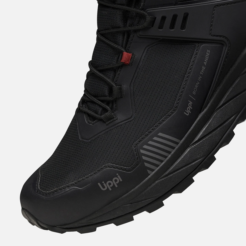ZAPATILLA HOMBRE ATLAS MID NEGRO / ROJO LIPPI I26 - 8