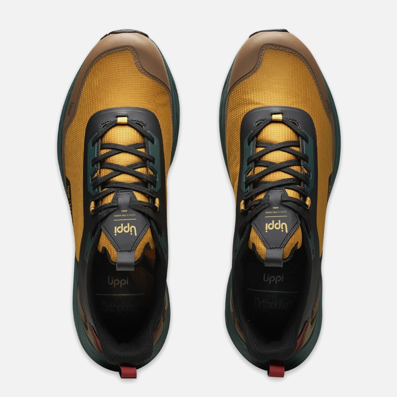 ZAPATILLA HOMBRE KRONOS MOSTAZA / NEGRO LIPPI I26 - 4