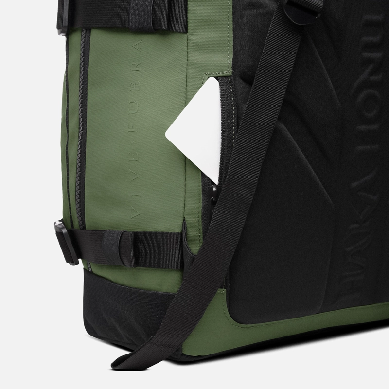 MOCHILA  CROMI 22L VERDE MILITAR HAKA HONU I26 - 6