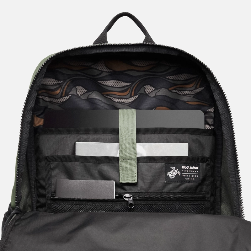 MOCHILA  CROMI 22L VERDE MILITAR HAKA HONU I26 - 8