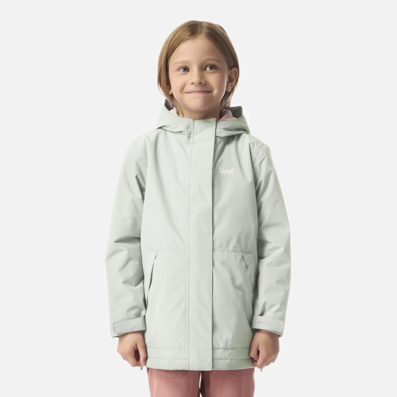 CHAQUETA NIÑA COLD PLACE B-DRY HOODY JACKET VERDE AGUA LIPPI I26 - 1