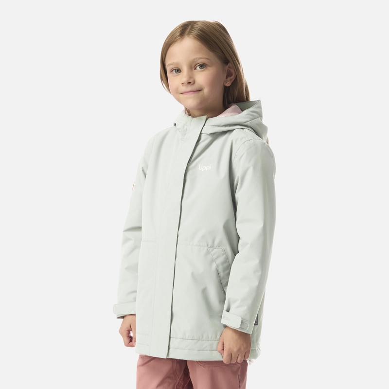 CHAQUETA NIÑA COLD PLACE B-DRY HOODY JACKET VERDE AGUA LIPPI I26 - 2