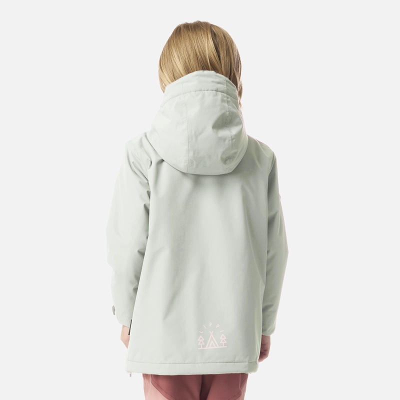 CHAQUETA NIÑA COLD PLACE B-DRY HOODY JACKET VERDE AGUA LIPPI I26 - 3