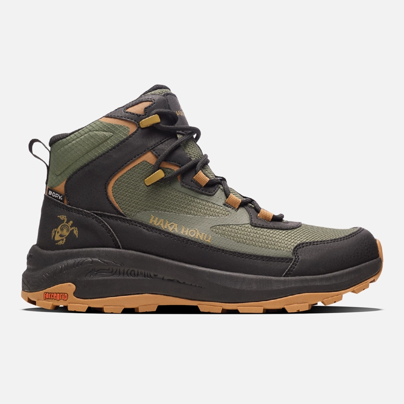 BOTIN HOMBRE RUTA VERDE / NEGRO HAKA HONU I26 - 1